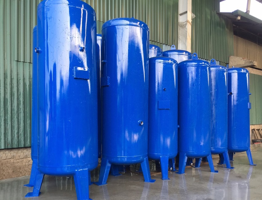 Bình khí nén có vai trò cực kỳ quan trọng trong quá trình sản xuất công nghiệp